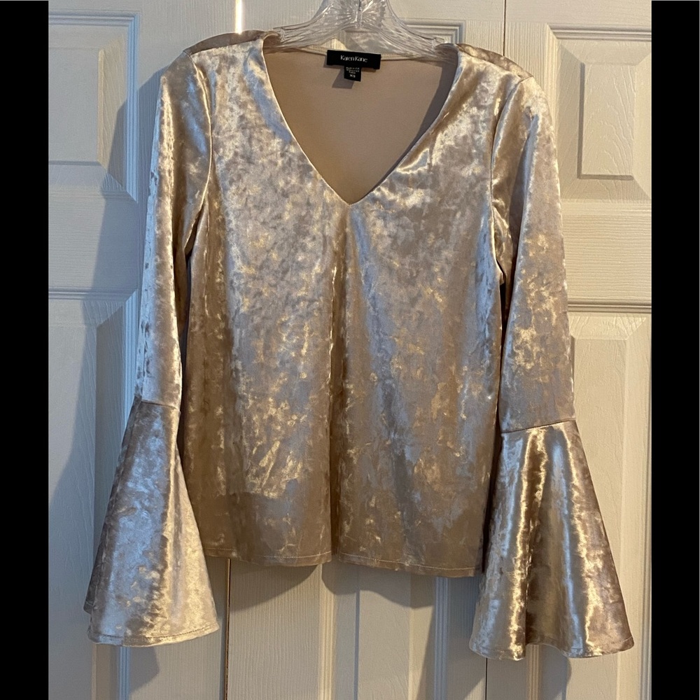 Karen Kane Stretch Bell Sleeve Top
